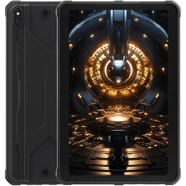 Tableta HOTWAV R8 Rugged, Negru, 4G LTE, Ecran 10.1 HD+, 12GB RAM (4GB + 8GB extensibili), 128GB, Android 14, 10800mAh, Dual SIM