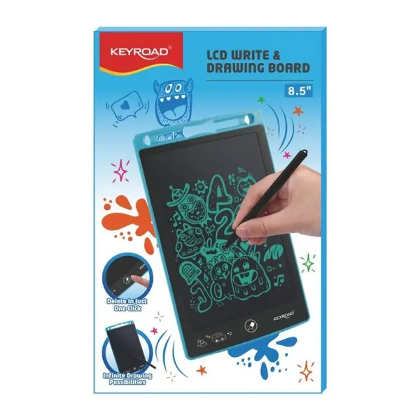Tableta LCD pentru scris si desenat, 8.5inch, culori asortate, Keyroad KR973331