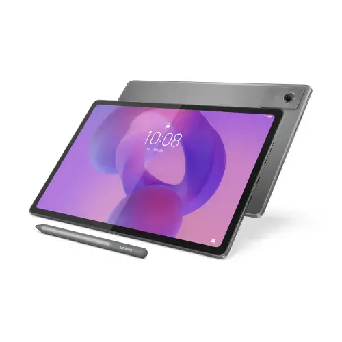 Tableta Lenovo Idea Tab Plus TB361FU, Procesor MediaTek Dimensity 6400 Octa-Core, Ecran IPS 2.5K 12.1inch, 8GB RAM, 128GB Flash, 13MP, Wi-Fi, Bluetooth, Android 15 + Lenovo Tab Pen (Gri)