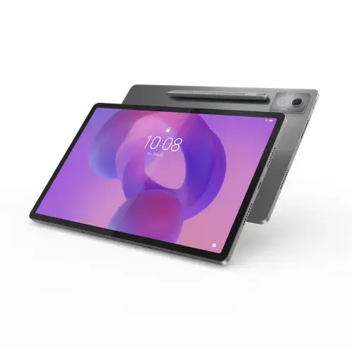 Tableta Lenovo Idea Tab Pro TB373FU, Procesor MediaTek Dimensity 8300, Ecran 3K LTPS 12.7inch, 8GB RAM, 256GB Flash, 13MP, Wi-Fi, Bluetooth, GPS, Android 14 + Lenovo Tab Pen Plus (Gri)