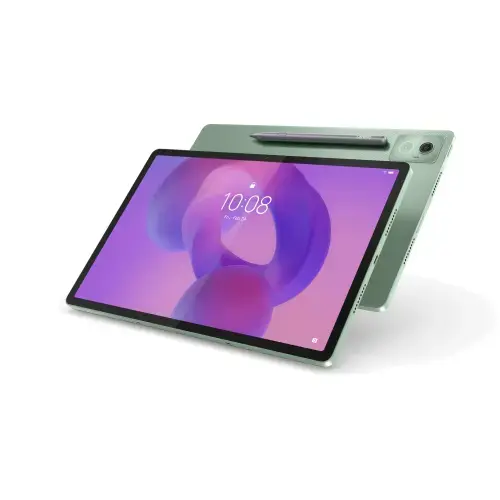Tableta Lenovo Idea Tab Pro TB373FU, Procesor MediaTek Dimensity 8300, Ecran 3K LTPS 12.7inch, 8GB RAM, 128GB Flash, 13MP, Wi-Fi, Bluetooth, GPS, Android 14 + Lenovo Tab Pen Plus (Verde)