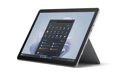 Tableta Microsoft Surface Go 4, Procesor Intel N200 1GHz, Ecran 10.5inch, 8GB RAM, 128GB Flash, 8MP, Wi-Fi, Bluetooth, Windows 11 Pro (Argintiu)