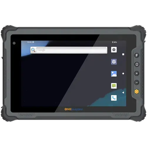 Tableta ONERugged M80T, Procesor MediaTek Helio G99 Octa-Core, Ecran IPS LCD 8inch, 8GB RAM, 128GB Flash, 13MP, 4G, IP65, Android (Negru)