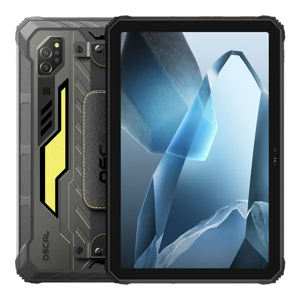 Tableta Oscal Spider 10, Negru, 4G, 11 FHD+ 120Hz, 24GB RAM (8GB + 16GB extensibili), 256GB ROM, Android 15, Helio G81, 16MP, Night Vision, NFC, PC Mode, Lanterna de Camping, 20000mAh, 45W, Dual SIM