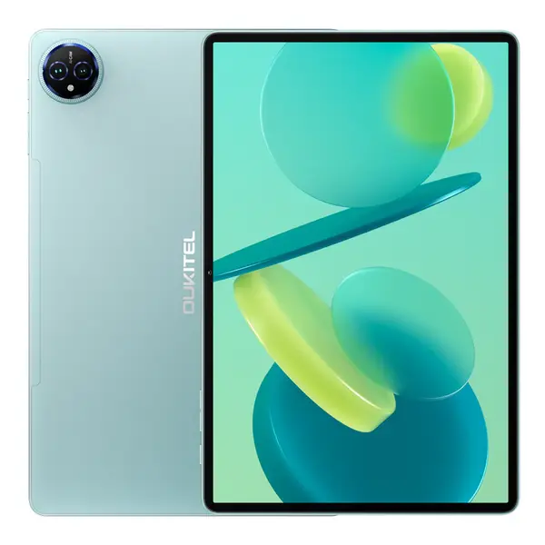 Tableta Oukitel OT12, Verde, 4G LTE, 11 2K IPS, 16GB RAM (4GB + 12GB extensibili), 256GB ROM, Android 14, Camera 13MP, Baterie 8000mAh, Dual SIM