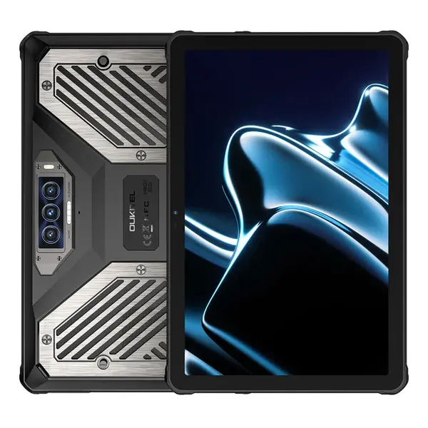 Tableta Oukitel RT10, Black, 5G, 11 FHD, Android 15, 36GB RAM (12GB + 24GB RAM extensibil), 512GB ROM, 64MP + 32MP, Baterie 25000mAh, Dual SIM