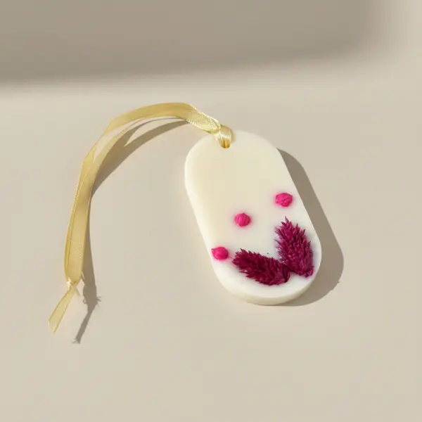 Tabletă parfumată odorizant dulap Jasmin Bliss - iasomie albă, lemn de cașmir și chihlimbar