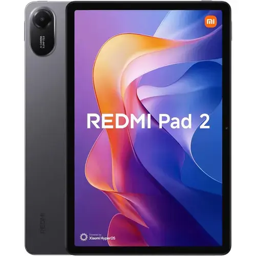 Tableta Xiaomi Redmi Pad 2 LTE, Procesor MediaTek Helio G100-Ultra, Ecran 11inch, 4GB RAM, 128GB Flash, 8MP, WiFi, Bluetooth, 4G, HyperOS (Gri)