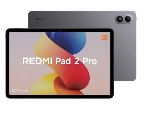 Tableta Xiaomi Redmi Pad 2 Pro, Procesor Snapdragon® 7s Gen 4 Mobile Platform Octa-Core, Ecran 2.5K 12.1inch, 6GB RAM, 128GB Flash, Wi-Fi, Bluetooth, 5G, HyperOS 2 (Gri)