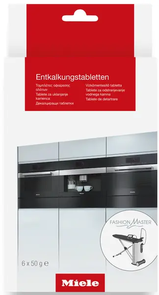 Tablete de decalcifiere Miele - 11201150, pentru cuptoare cu abur și aparate de cafea