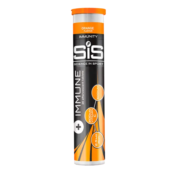 Tablete efervescente de hidratare cu vitamina C si fier Immune, 20 tablete, Sis