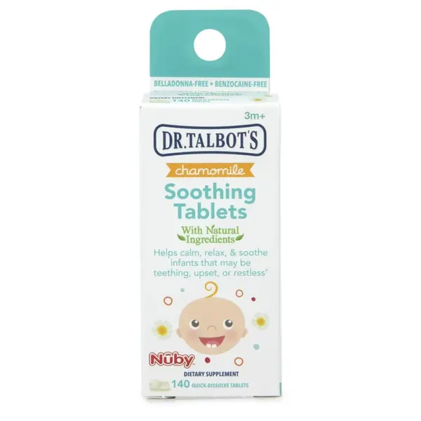 Tablete Homeopate, Nuby, Dr. Talbot's, Calmare Dureri Gingivale Bebelusi, Dizolvare Instanta, 0+ Luni, 140 tablete