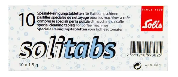 Tablete pentru aparate de cafea Solis - Solitabs 10 tablete, albe