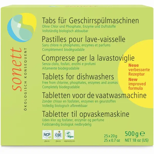 Tablete pentru masina de spalat vase 25 buc - 500 g