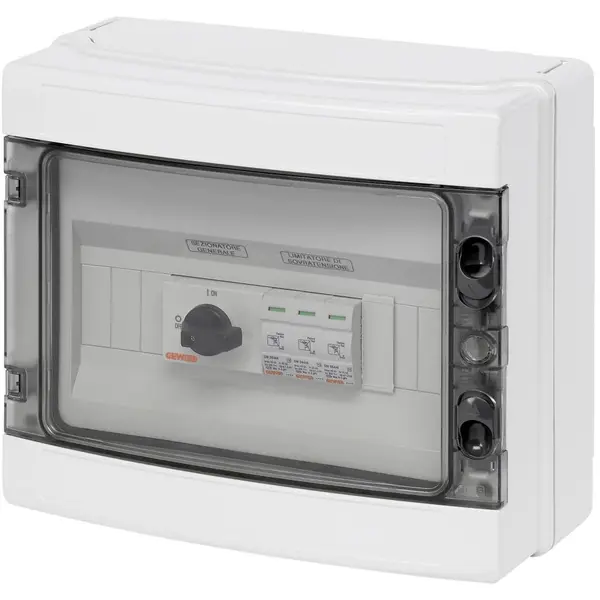 Tablou 2 siruri pentru sistemele fotovoltaice 800V DC 20A Gewiss GWD9906