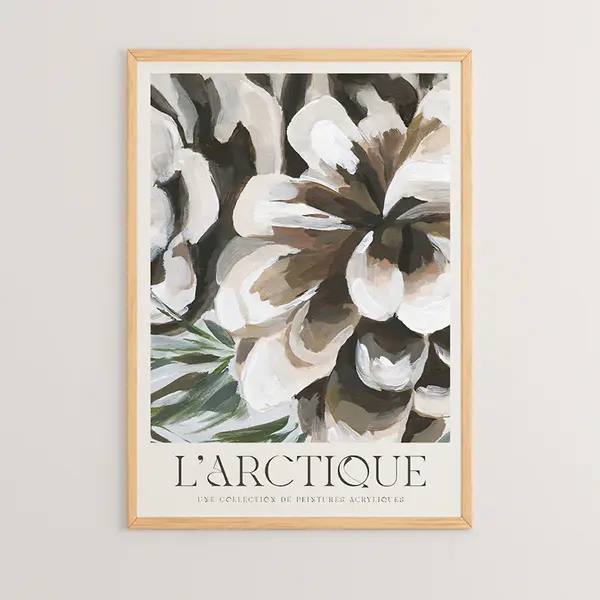 Tablou Arctio, Lemn, Multicolor, 33x48 cm