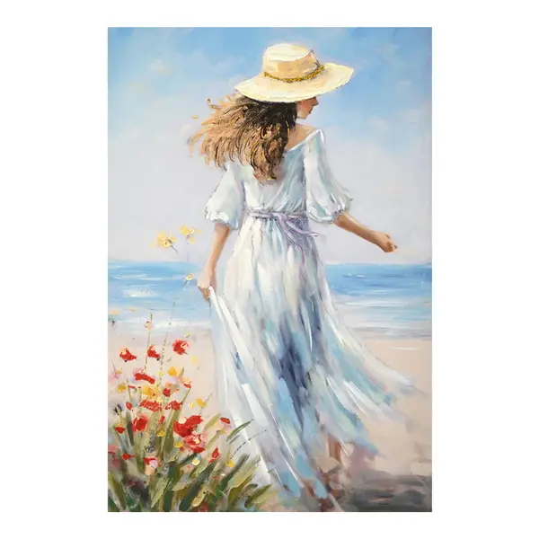 Tablou Canvas Avra, Pânza, Multicolor, 60x90 cm