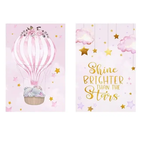 Tablou canvas pentru perete,imprimeu elefant,roz-set 2 bucati