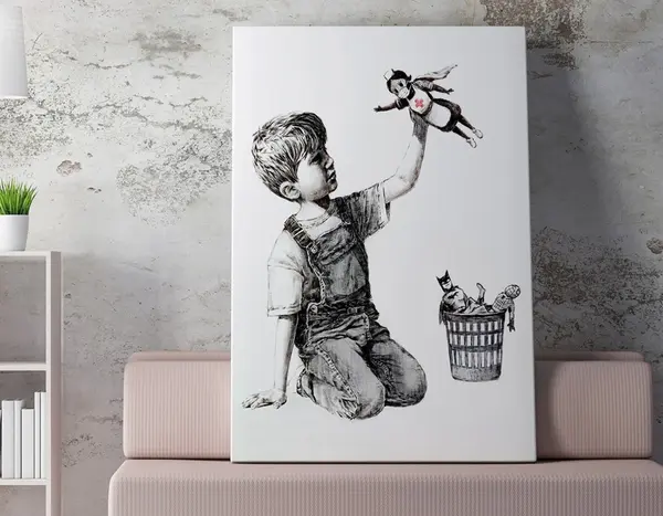Tablou canvas WY62 Multicolor 50x70x0.2 cm