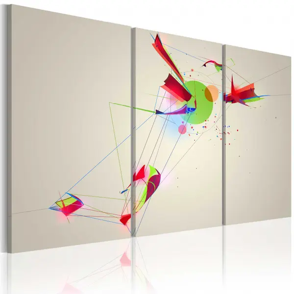 Tablou - Colors & shapes 90x60 cm