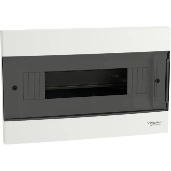 Tablou cu montaj incastrat, 1x12 Module, usa fumurie, cu 2 blocuri terminale Schneider EZ9EUA112