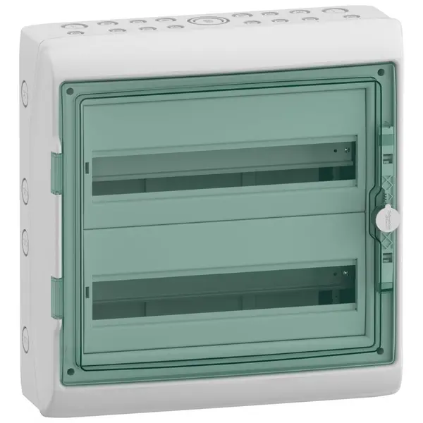 Tablou electric aparent Kaedra, Ip 65, 2 X 18 Module, Usa Transparenta, Schneider, 13984