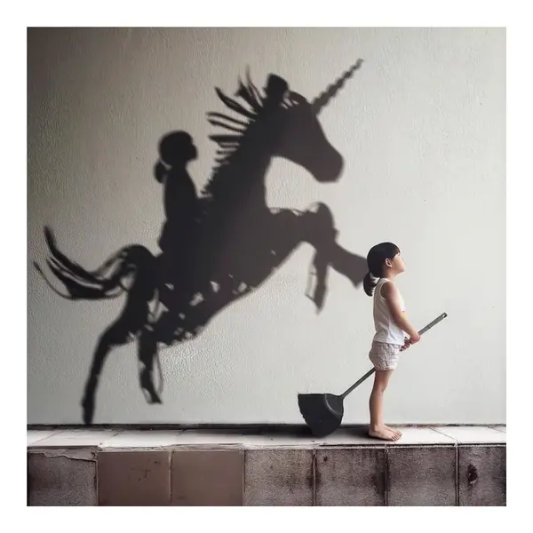 Tablou Horseon canvas imprimat digital, Multicolor, 50x50 cm