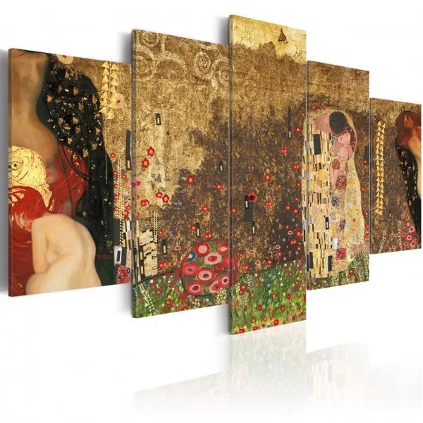 Tablou - Klimt's muses 200x100 cm