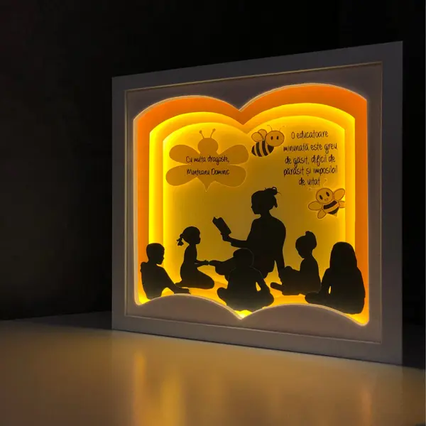 Tablou luminos InvatatoareEducatoare 021