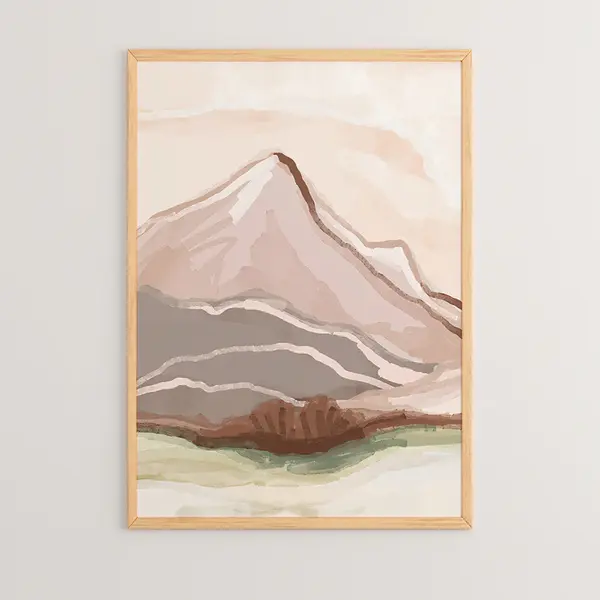 Tablou Mons, Lemn, Multicolor, 33x48 cm