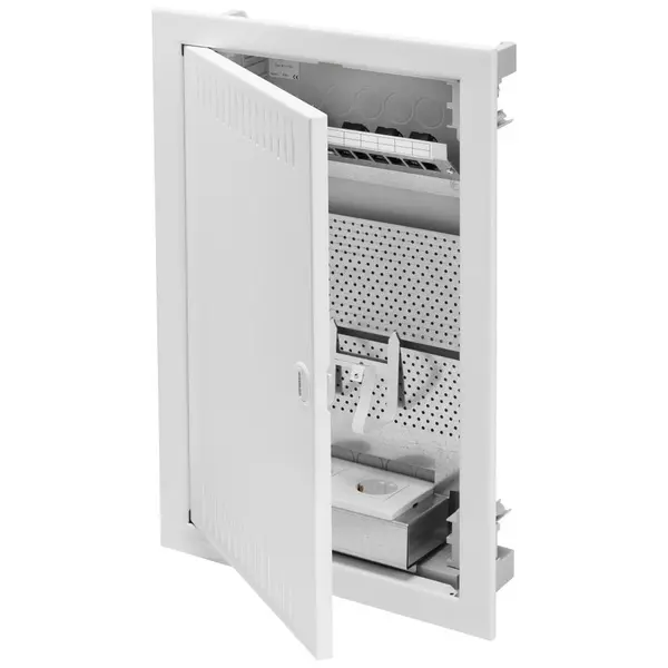 Tablou multimedia 36 module cu usa metalica pentru rigips Gewiss GW40178N