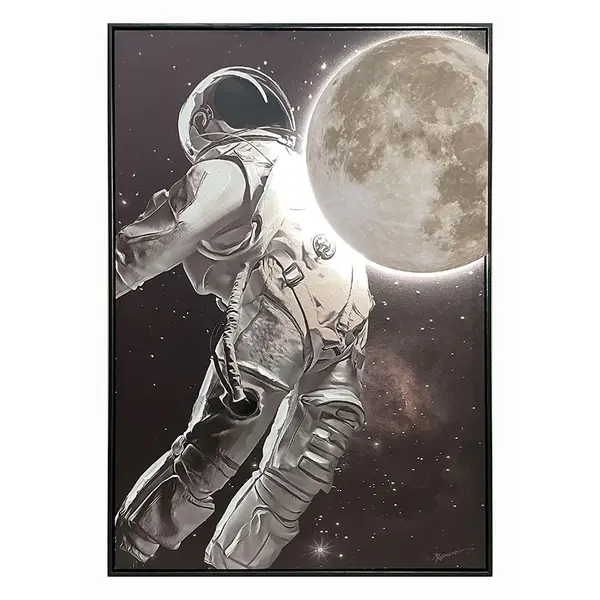 Tablou pânza Mallo 3D cu rama, și Canvas, Multicolor, 70x100 cm