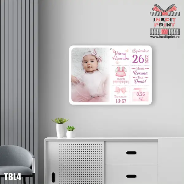 Tablou personalizat New Born TBL4 A3 (42x30)