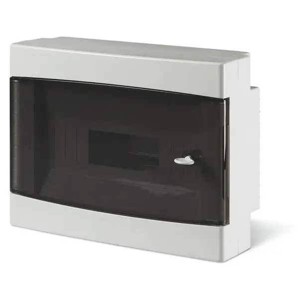 Tablou PT 12M, Scame 673.2012B, IP40 montare aplicata 12 module, 326x250x108mm, ALB