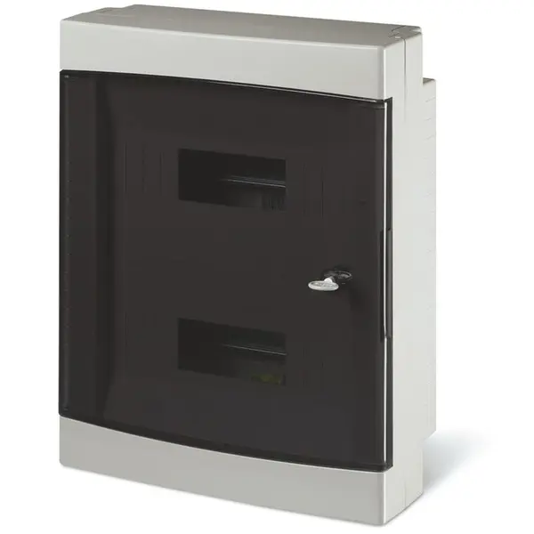 Tablou PT 24M, Scame 673.4024B, IP40 montare aparenta, 24 module, 326x400x108mm ALB