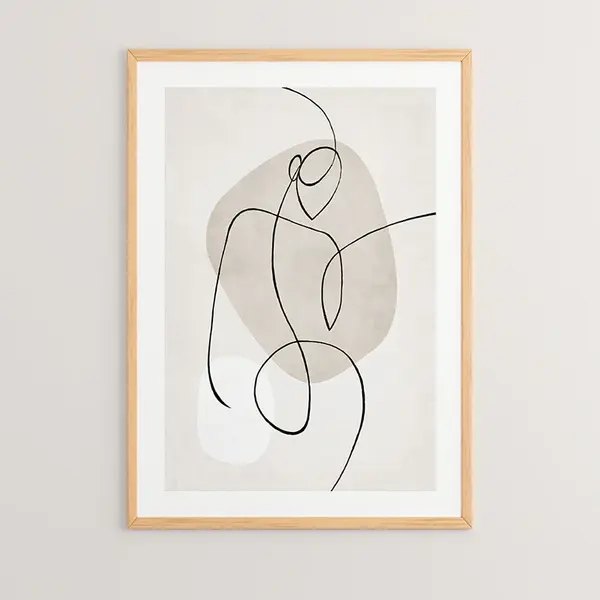 Tablou Revel, Lemn, Multicolor, 33x48 cm