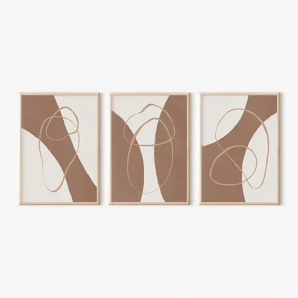Tablou triptic, Orenis, Multicolor, 33x48 cm