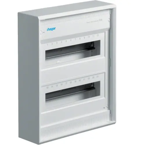 Tablou Volta aparent 24 (2X12) module Hager VA24B