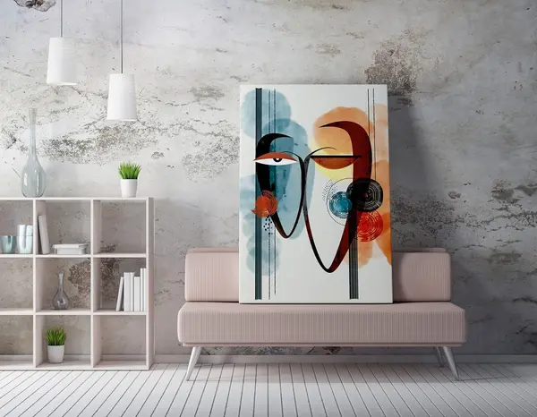 Tablou WY244 Multicolor 70x100x2 cm