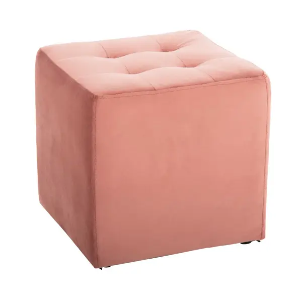 Taburet BARACO VELVET 39 CM - Roz