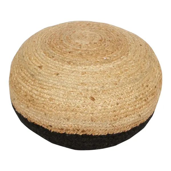 Taburet Brana Boho, Natural, 40x40x30 cm