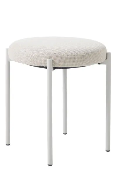 Taburet CETROM Ø43 CM - Cream