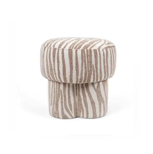 Taburet CORFINO Ø42 CM - Beige