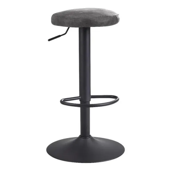 Taburet De Bar din textil, gri închis