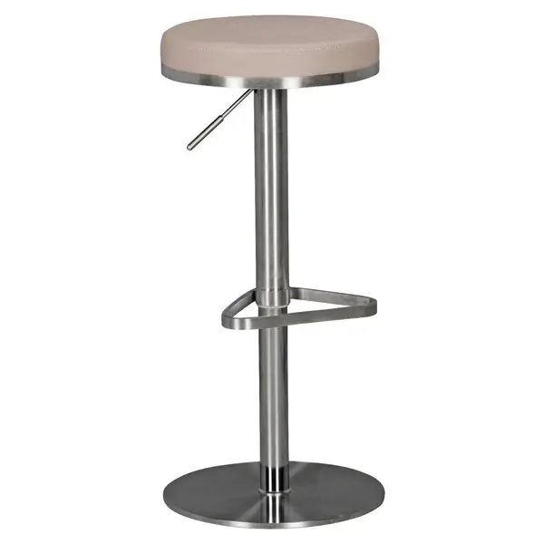 Taburet De Bar din textil, taupe