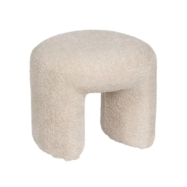 Taburet DILONS 46 x 44 CM - Beige