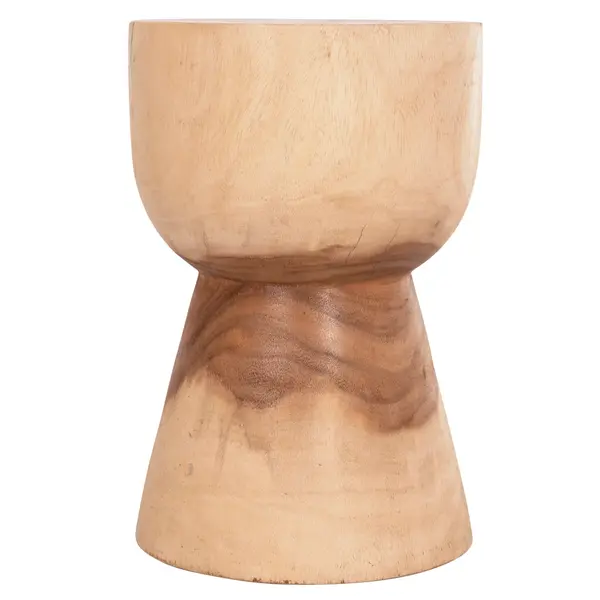 Taburet GEROS NATURAL Ø30 CM - Lemn