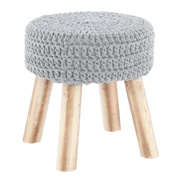 Taburet LAMAZA Ø28 CM - Grey