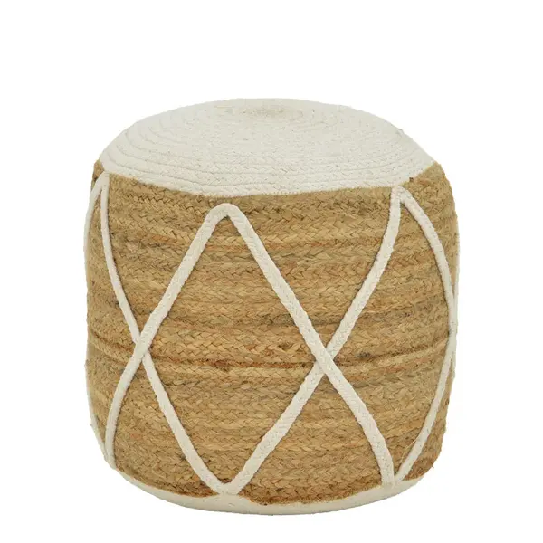 Taburet Maroc Boho, Natural, 40x40x45 cm