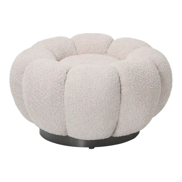 Taburet Nester boucle Bej 60x60x31 cm